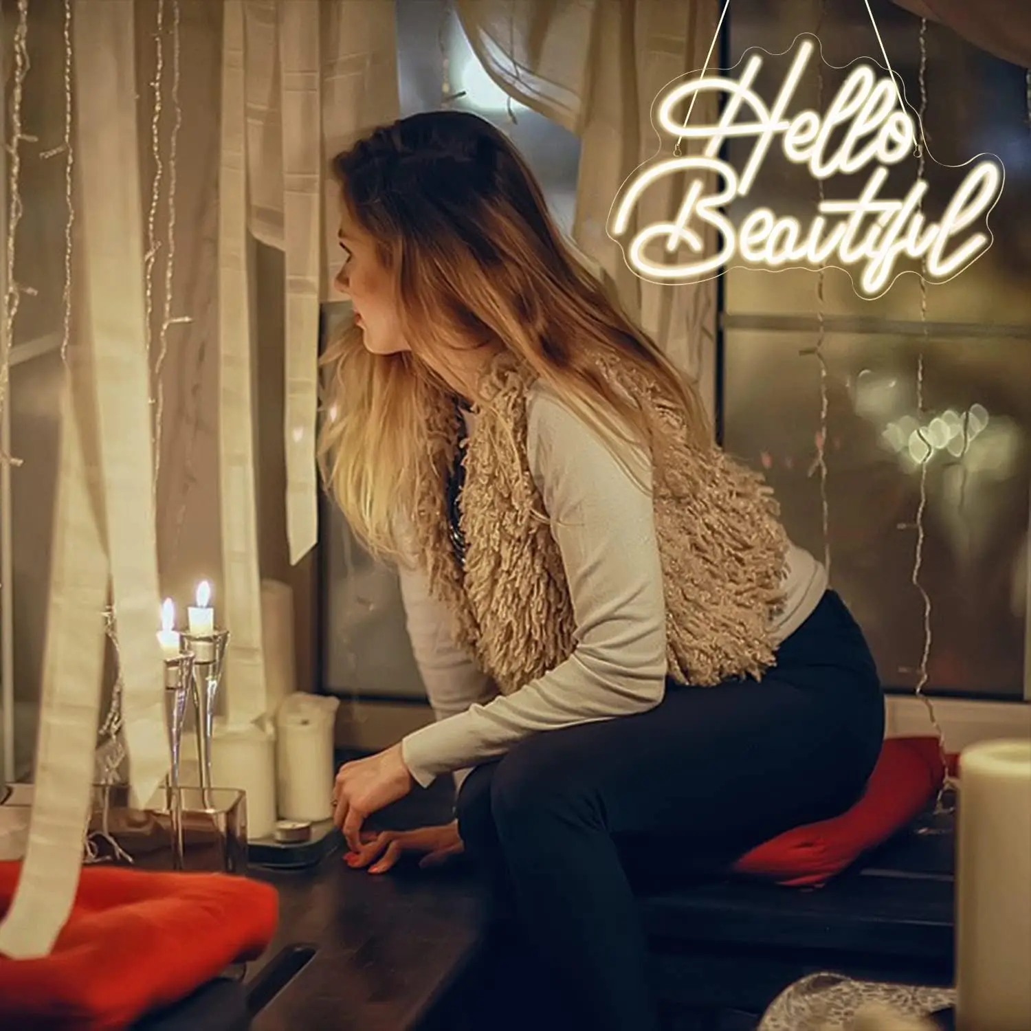 USB Personalized Neon Custom Name Sign LED Dimmer Perfect Wedding Decoration Neon Lights for Holidays, Parties, Valentine's Day