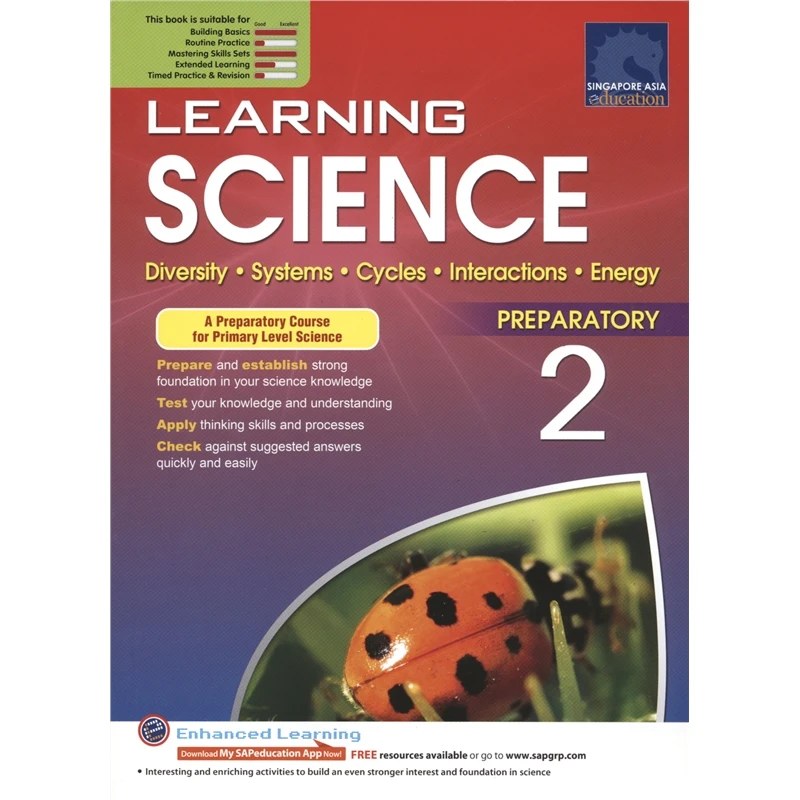 SAP Learning Science Primary School 1-6 Grade Science Subject Basic Edition Singapore Science Teaching Supplementary Textbook