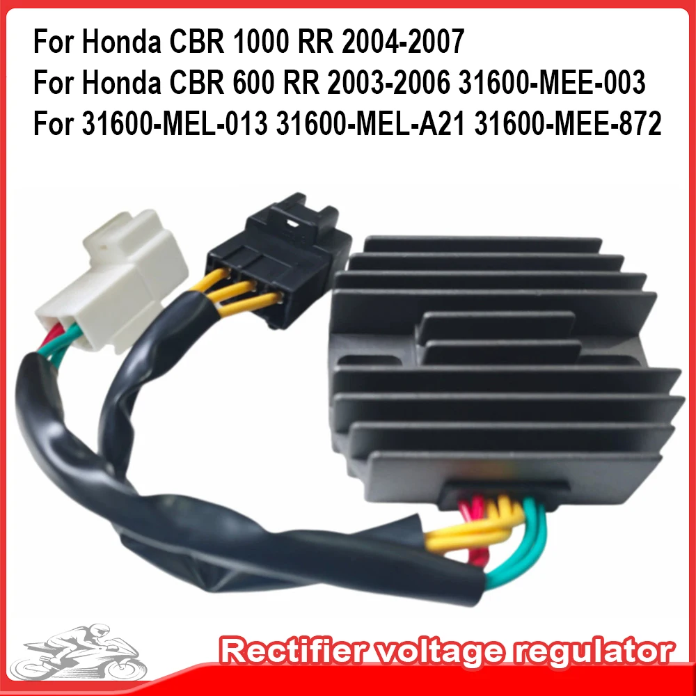 

For Honda CBR 600 RR 2003 to 2006 OEM Num 31600-MEE-003 for Honda CBR 1000 RR 2004-2007 Motorcycle Voltage Regulator Rectifier