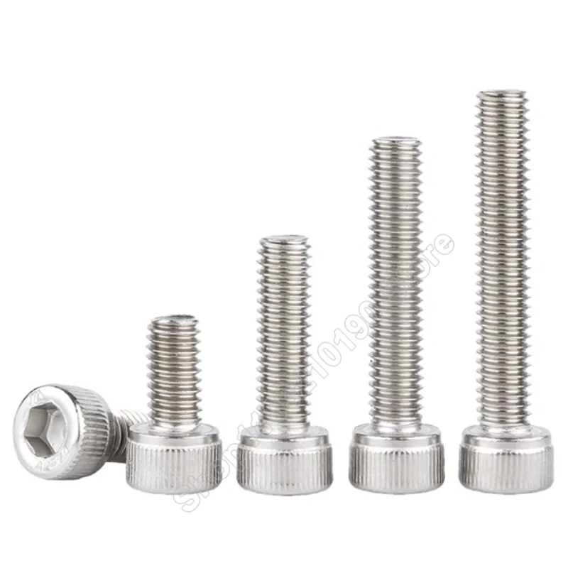 M6 M8 M10 M12 304Stainless Steel Left Way Hand Left-Handed Opposite Reverse Thread Hexagon Hex Socket Head Cap Allen Bolt Screw