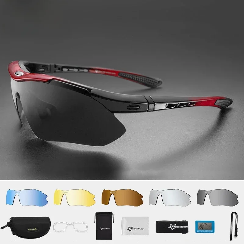 AliExpress ROCKBROS Polarized Cycling Glasses Outdoor Sports Bicycle Sunglasses Mountain Bike Goggles Eyewear