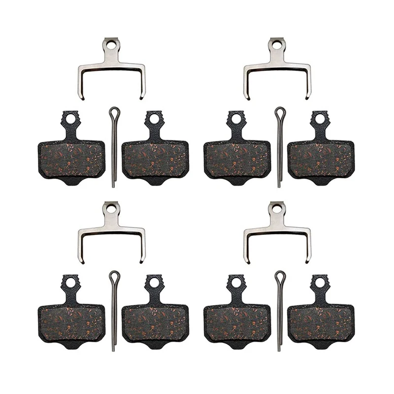 4 Pairs Semi-Metallic Bicycle Bike Disc Brake Pads for SRAM Avid Elixir E1 E3 E5 E7 E9 CR XO XX DB1 DB3 DB5 Bicycle Braking Part