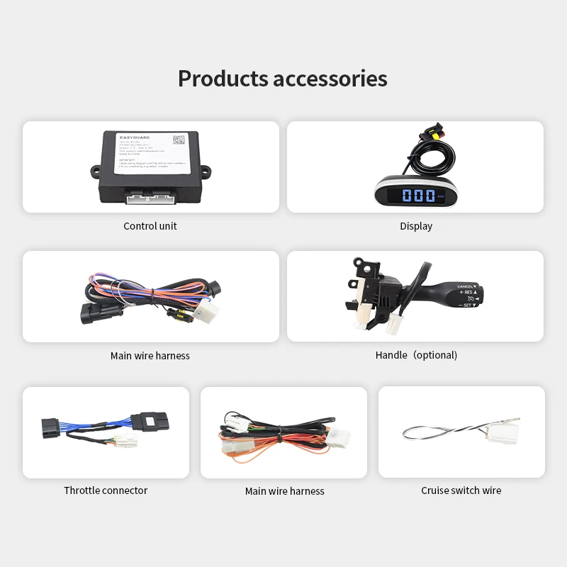 EASYGUARD cruise control System Speed Limiter for Toyota  Innova, Land cruise, FJ,Hiace,Crown,Levin,Yaris From 2006-2022