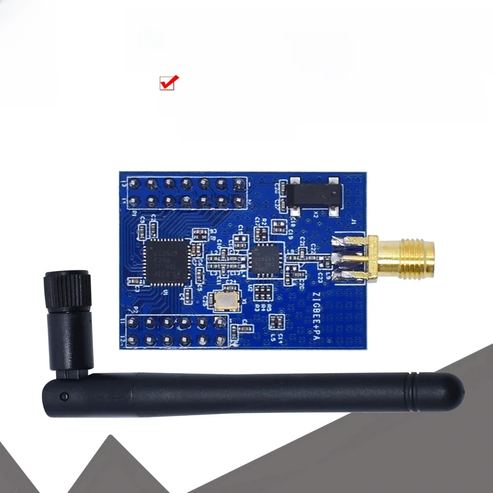 Konwersja ZigBee Port szeregowy TTL uart Bezprzewodowy moduł PA CC2530 + CC2591 Płytka rozwojowa wzmacniacza mocy Internet rzeczy — zdjęcie 2