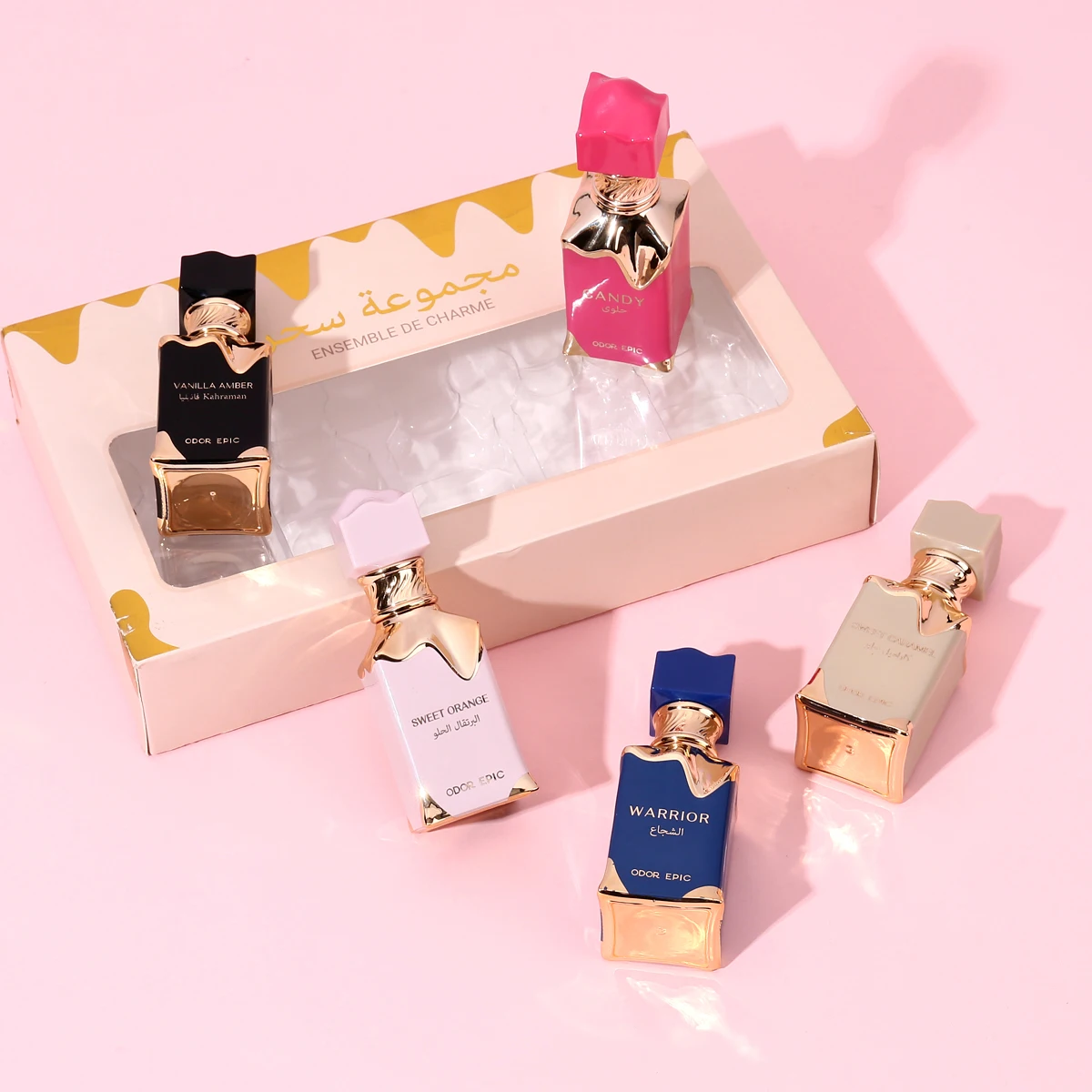 5ピースアラビアンスタイル香水ギフトセット、エレガントなコレ - The Collection Perfume Fragrance のレビューと価格