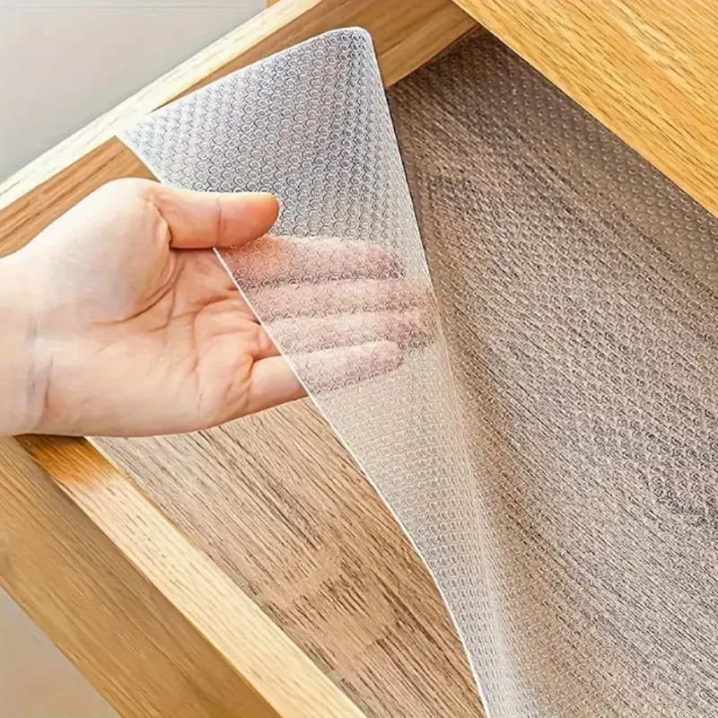 Transparent Waterproof and Anti Fouling Mat EVA Easy to Clean Kitchen Non Stick and Anti Oil Mat Anti Slip Cabinet Mat