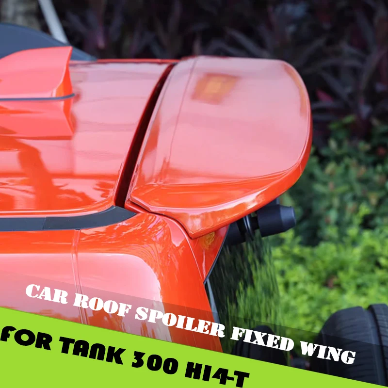 Car Roof Spoiler Fixed Wing Fit for GWM Tank 300 Hi4-T 2021 Modified Auto Roof Paint Sports Tail Wing Car upgrade accessories