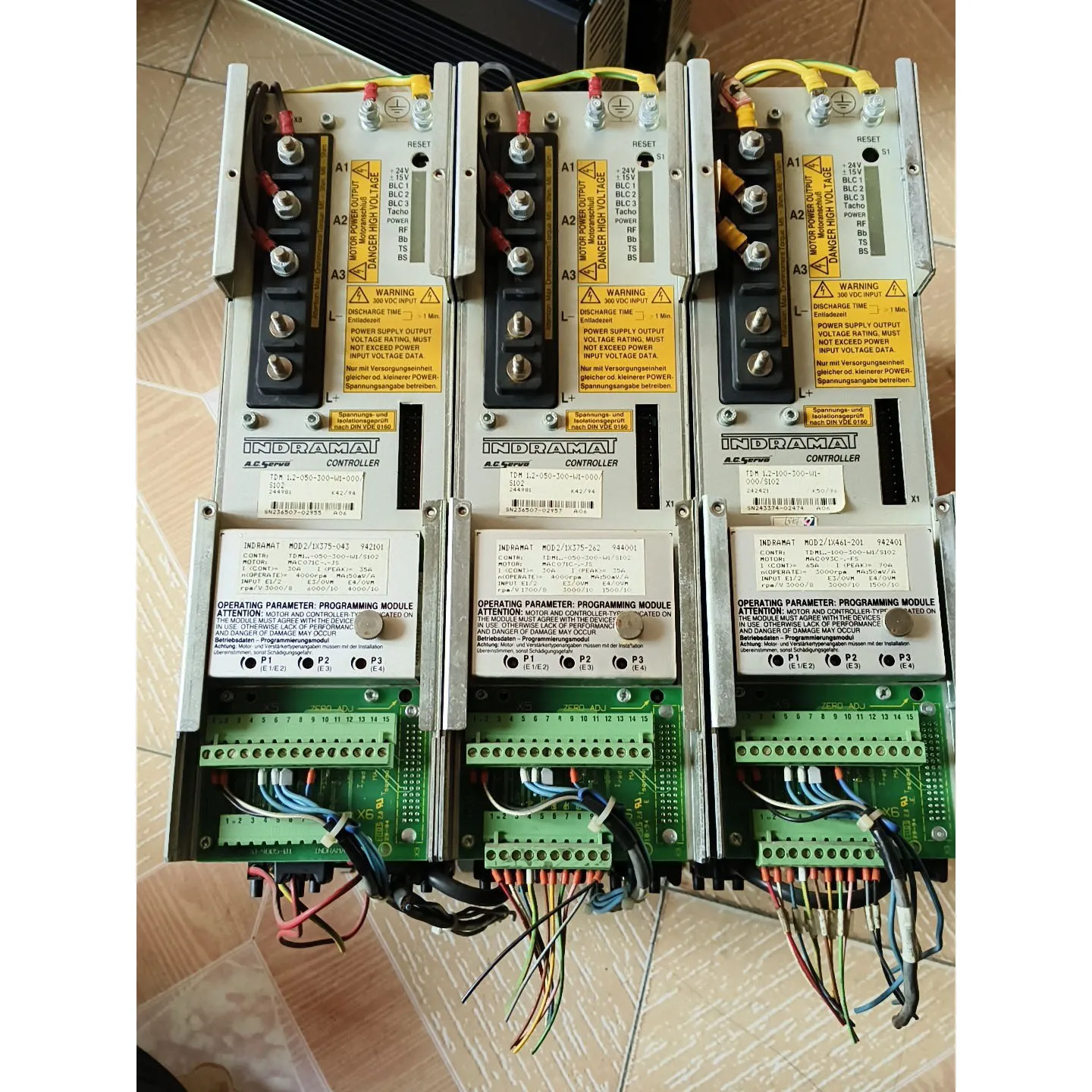TDM1.2-050-300-W1-000/S102 servo drive used in good condition