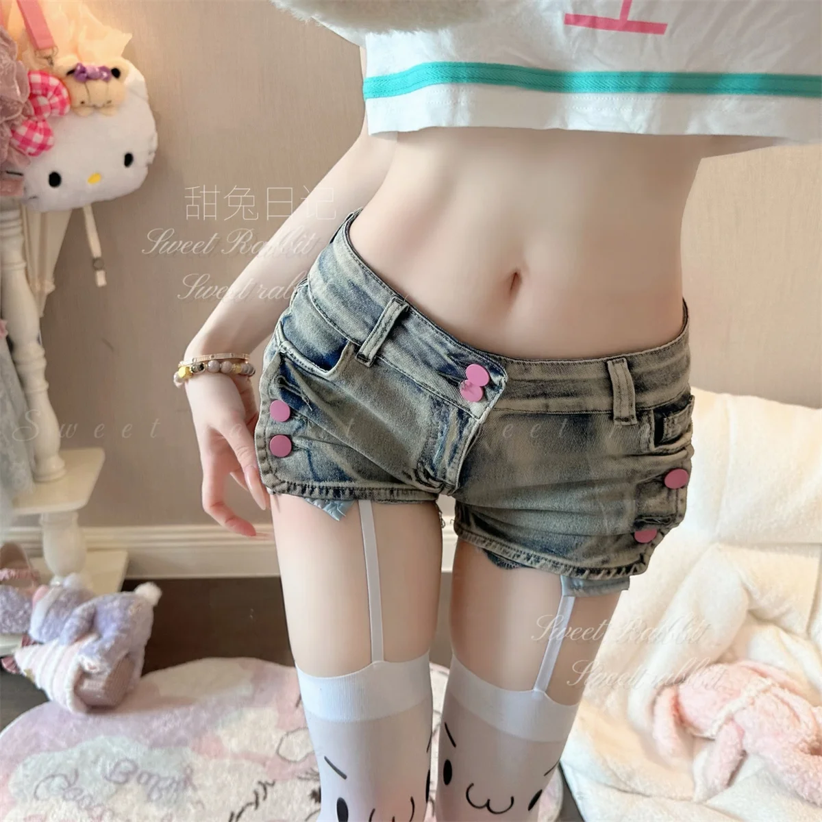 أنيمي Eromanga Sensei تي شيرت + شورت + جوارب ساجيري إيزومي تأثيري ازياء الصيف قصيرة الأكمام المحاصيل القمم أنيمي فتاة تي شيرت #3