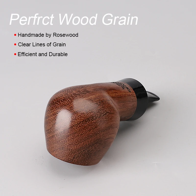 Rosewood tobacco pipe, cavity pipe, 3mm pipe channel, portable pipe, short cigarette holder design, Hold it on your lower lip