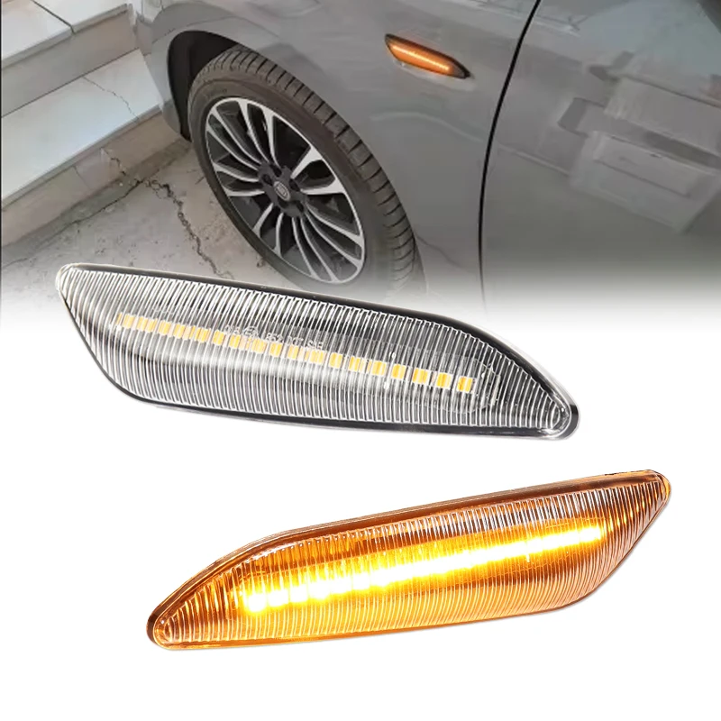 

For Fiat Tipo Egea Alfa Romeo 156 147 Chrysler Ypsilon III Lancia Delta Dynamic Led Side Marker Blinker Amber Turn Signal Light