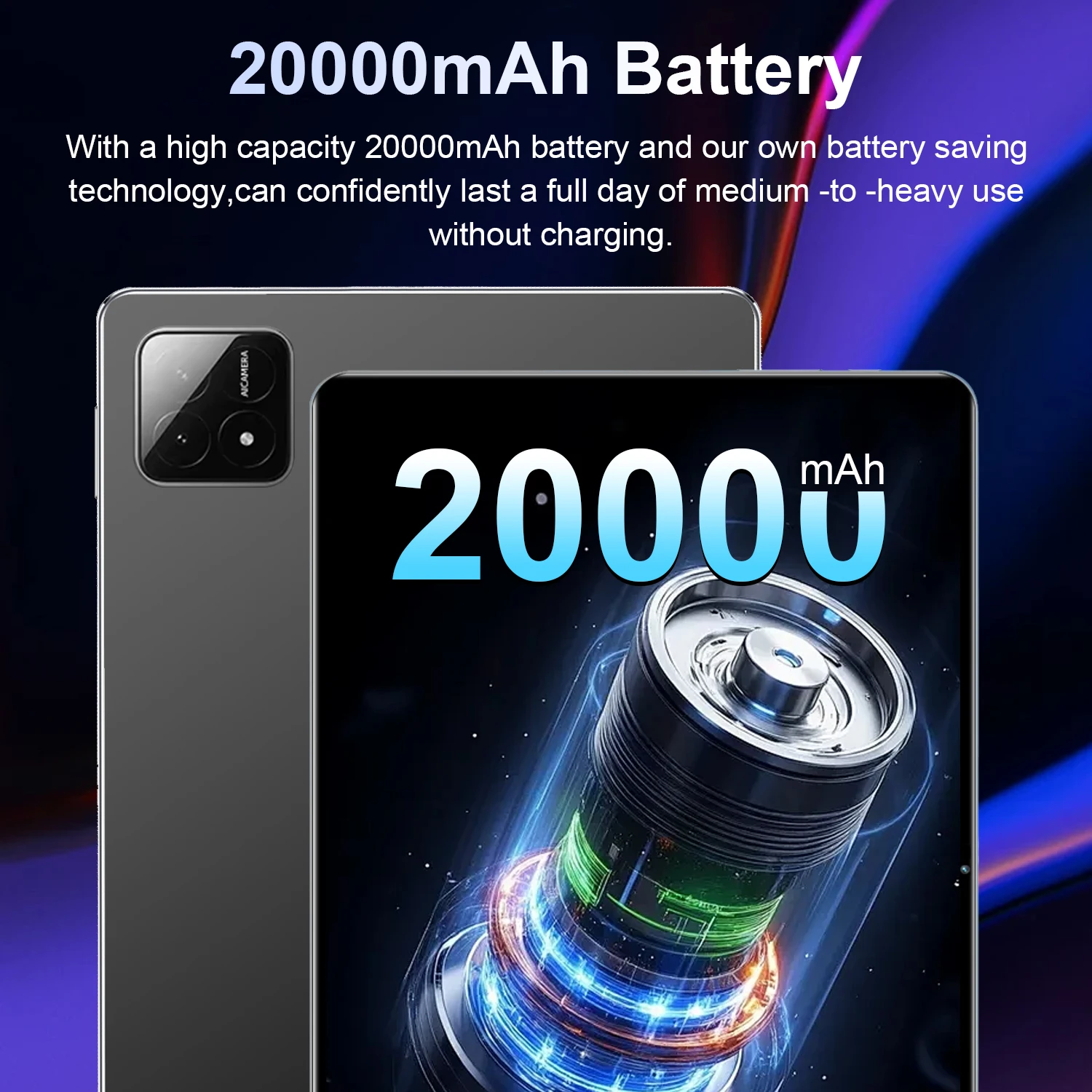 12000mAh Battery Android 13 Tablet 16GB RAM 1TB ROM 16MP+32MP Camera 5G WiFi Portable Tablet Suitable for Daily Entertainment Online Learning Holiday Gift
