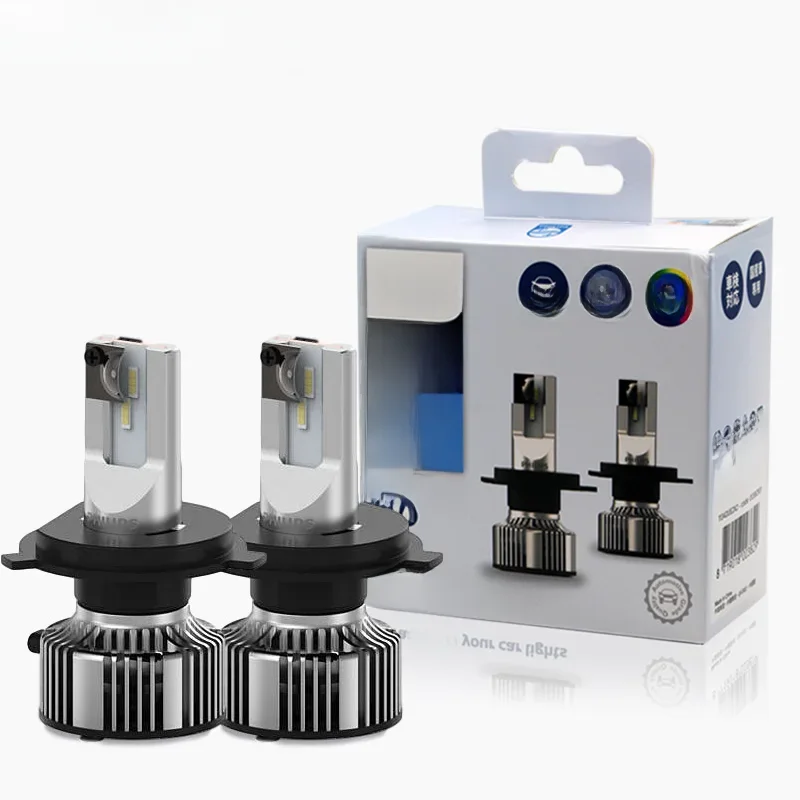 2x philips ultinon essencial g2 led 6500k h4 9003 hb2 12/24v 20w p43t carro alto baixo feixe