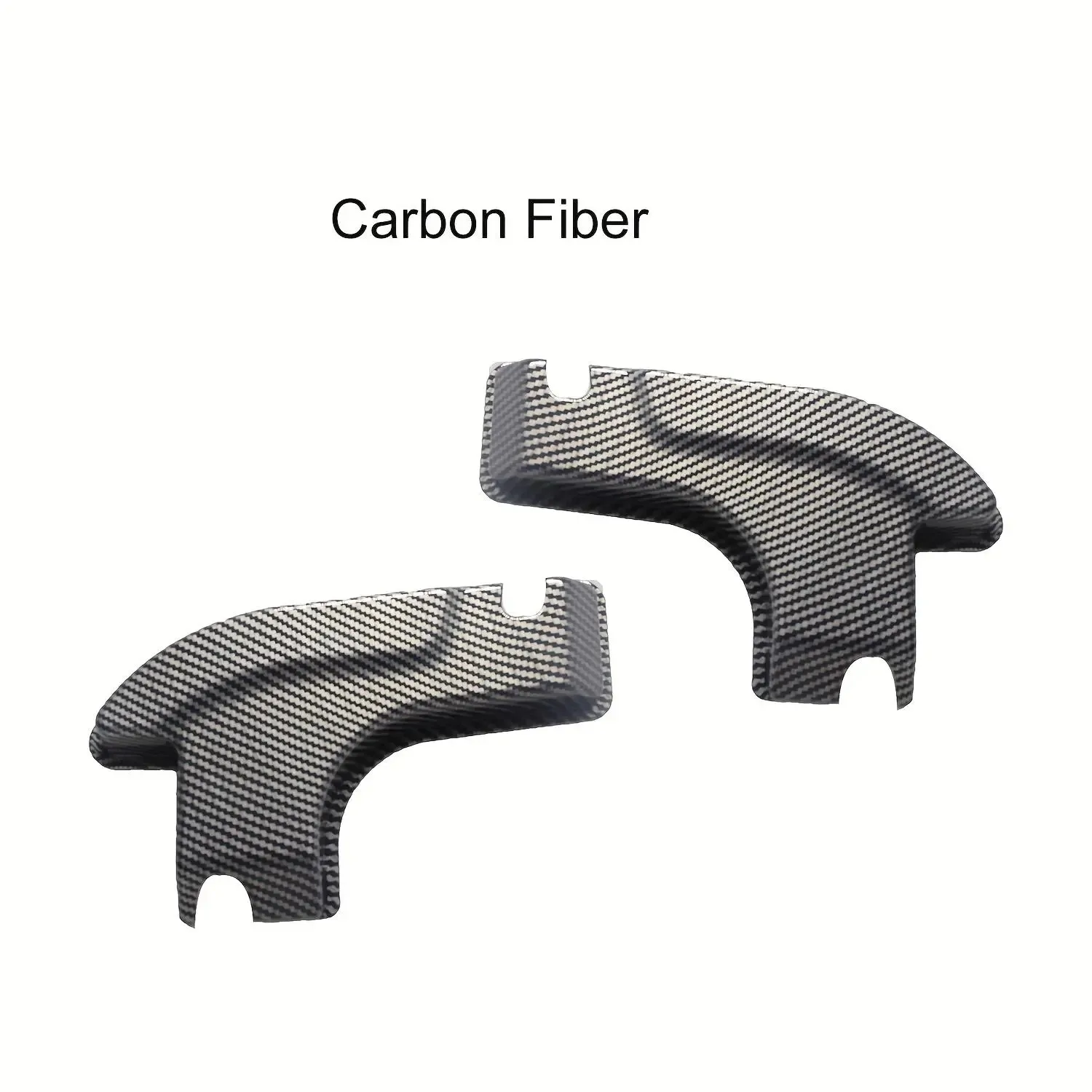 Rear Defogger Cable Cover Set of 2 - Black Carbon Fiber ABS Plastic Peel-and-Stick Car Interior Moulding, Sun Protection Wire Concealment Accessory for Jeep Wrangler (JL), Wrangler 4xe 2018-2026 Automotive Car Accessories