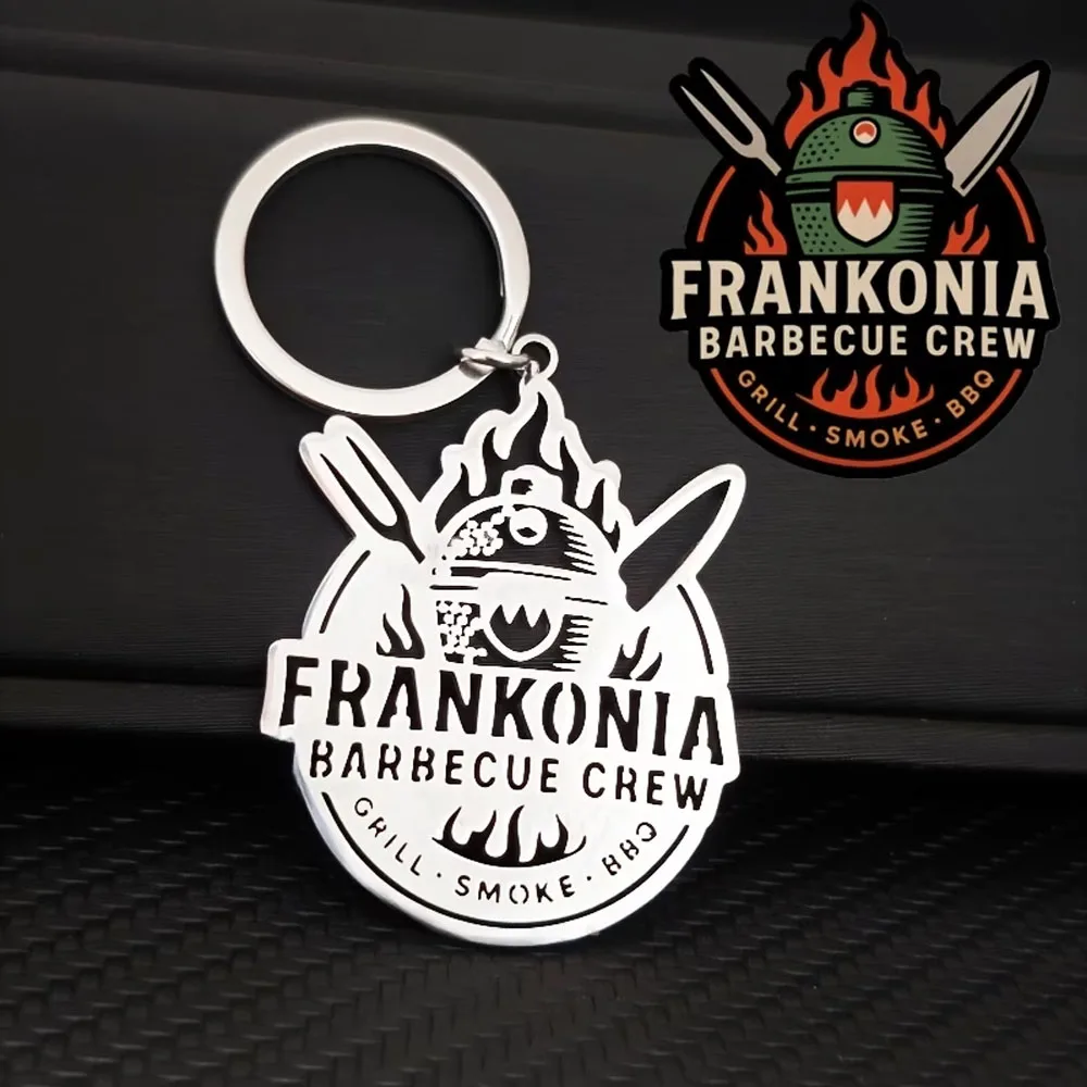 Custom Team Logo Picture Keychain Personalized Drawing Company Logo Keychain For Men Women Stainless Steel Gift For Kids
