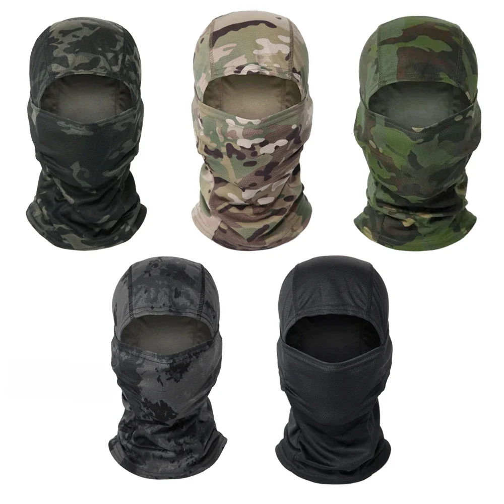 AliExpress 5Pcs/Set Camouflage Balaclava Hat Cycling Full Face Mask Multi Functional Scarf Headscarf Motorcycle