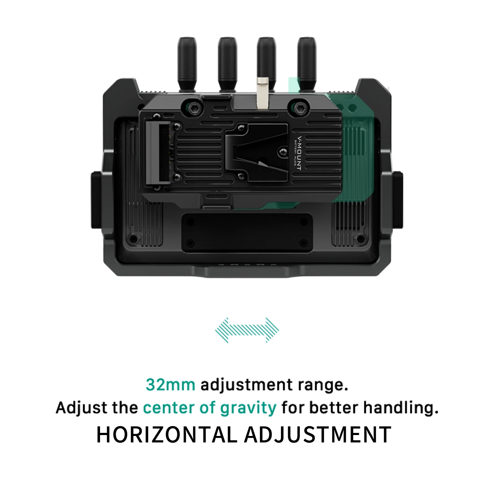 TILTA TGA-HRM-BTP Gold / V Mount แผ่นแบตเตอรี่สําหรับ DJI High-Bright Remote Monitor สําหรับ DJI Transmission