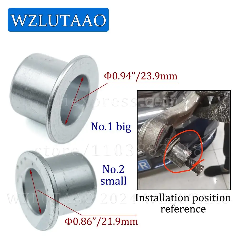 

Iron Bushing Straight Arm Bent Arm Bushing For Front Steering Knuckle 4F0407254G 4F0407253G 4F0407254E For Audi A6 C6 2005-2011