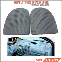 For Renault Twingo front console top speaker cover grid frame left 2 PCs set gray color 7701206099 7700422526