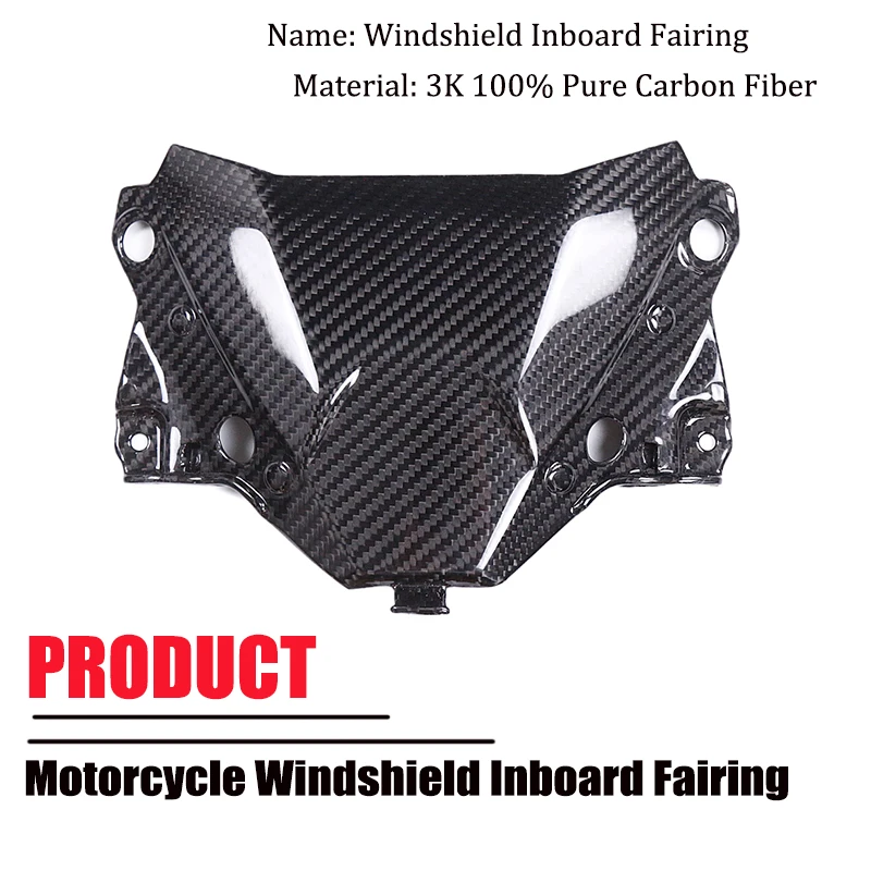 For KAWASAKI NINJAZX-6R 636 ZX6R 2024 2025 +3K Pure Carbon Fiber Windshield Inboard Fairing Modified Motorcycle Accessories
