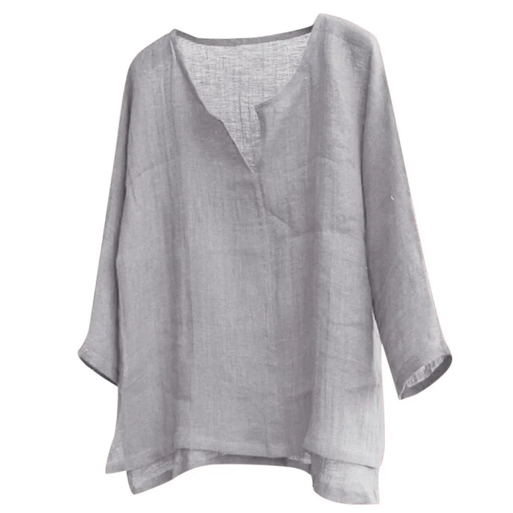 Neue männer Sommer Frühling Lange Hülse Lose Hemd Einfarbig Casual Langarm Cooles Hemd Vn-ausschnitt Tops Größe s-5XL