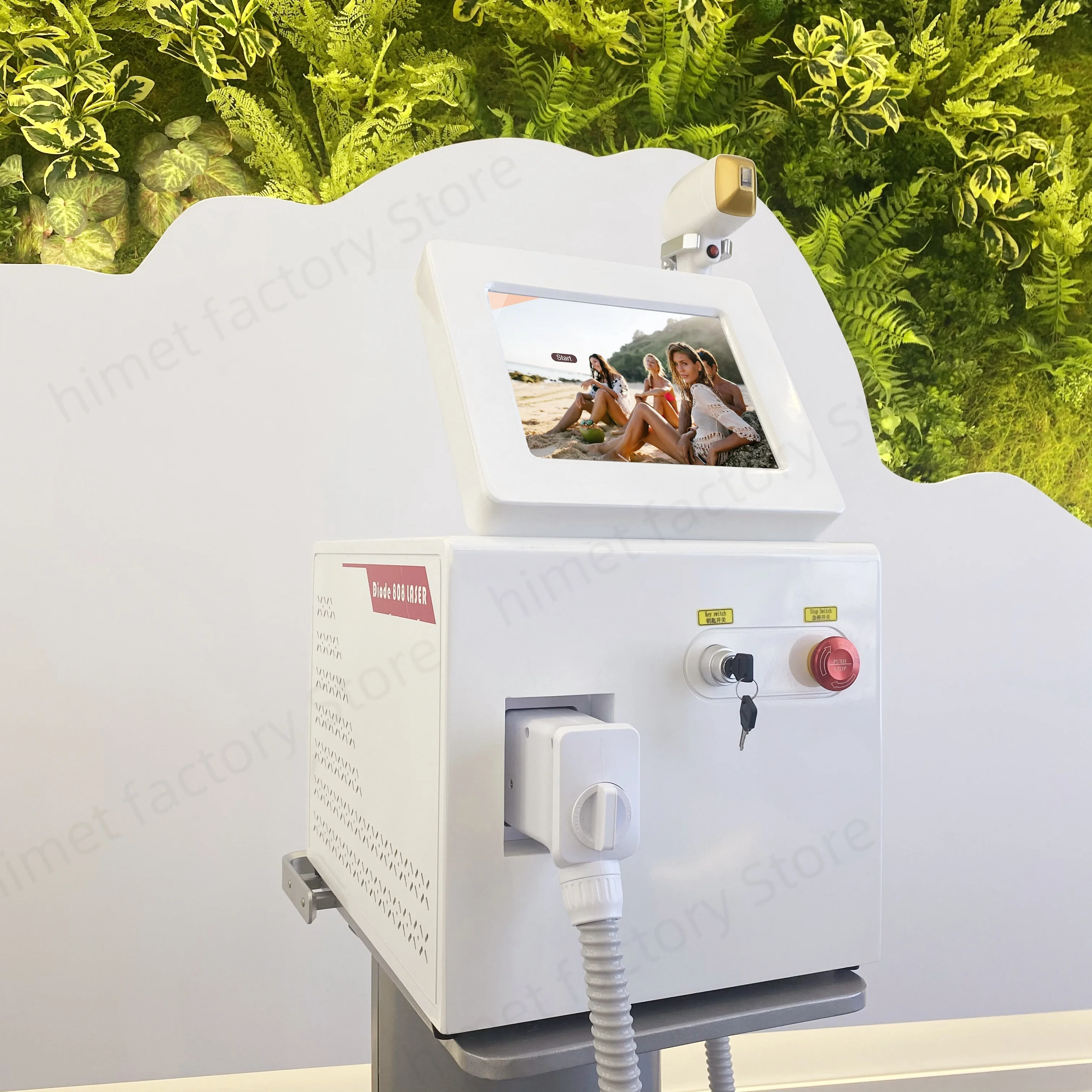Laser Painless Permanen 3 Wavelength Diode Laser Hair Removal Machine 808NM Ice Platinum Cooling System Beautiful