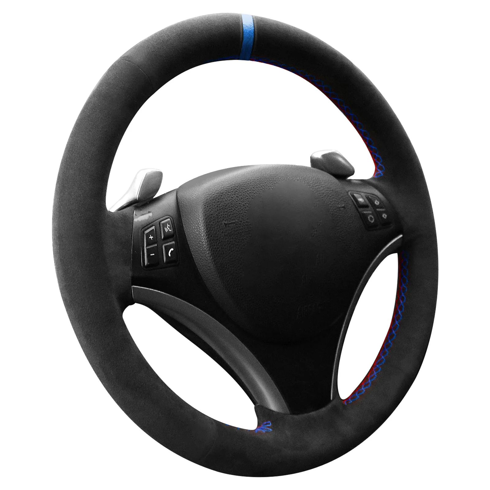 housse-de-volant-cousue-a-la-main-en-alcantara-pour-bmw-serie-1-serie-3-x1-rayures-bleues