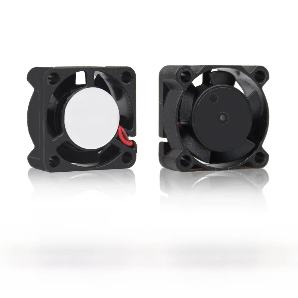 2 sztuki podwójnej kuli 2510 25mm 25x25x10mm Wentylator chłodzący kartę graficzną 5V 12V 24V M.2 SSD Wentylator z 2 PIN — zdjęcie produktu 3