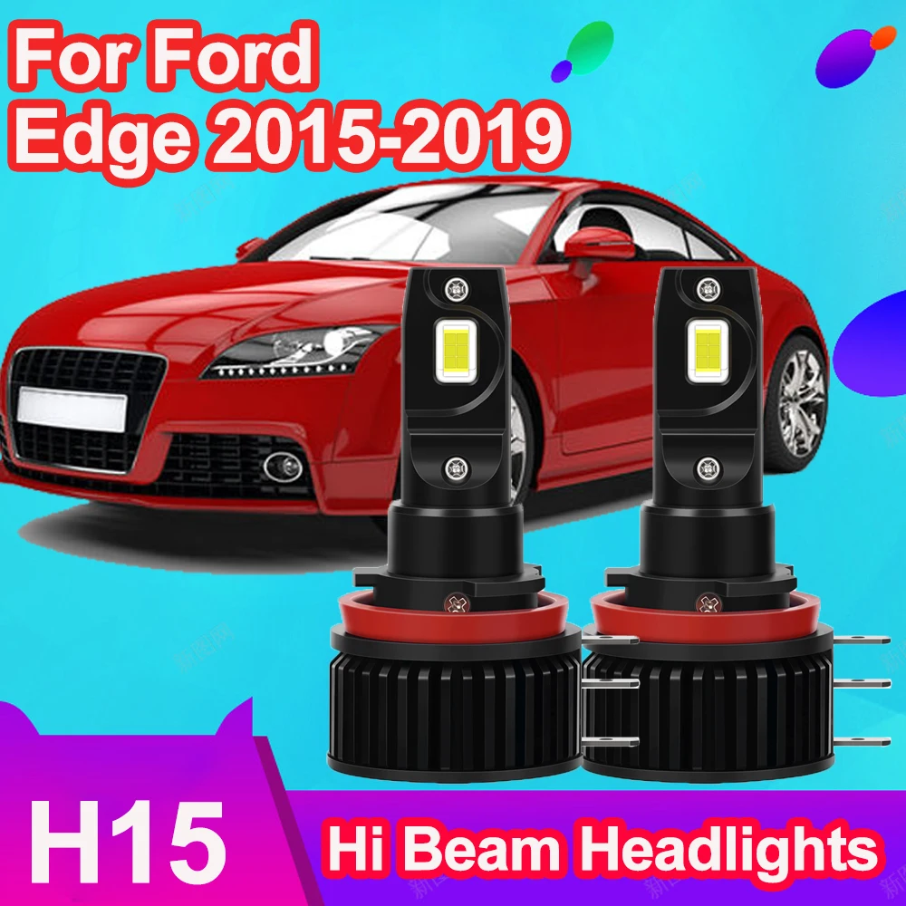 

H15 LED DRL High Beam120W 20000LM Автомобильные фары дневные ходовые огни Автомобильные фары для Ford Edge 2015-2019