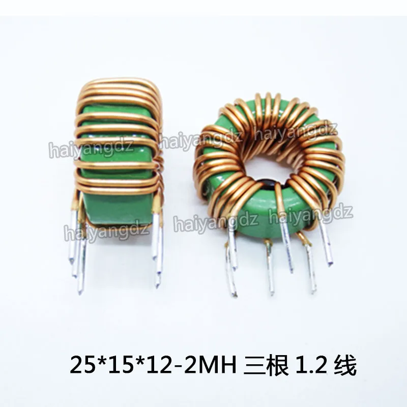 Inductor de modo común trifásico, amortiguador de anillo magnético, 22x14x8-4mh, 1487, 251512, 1495