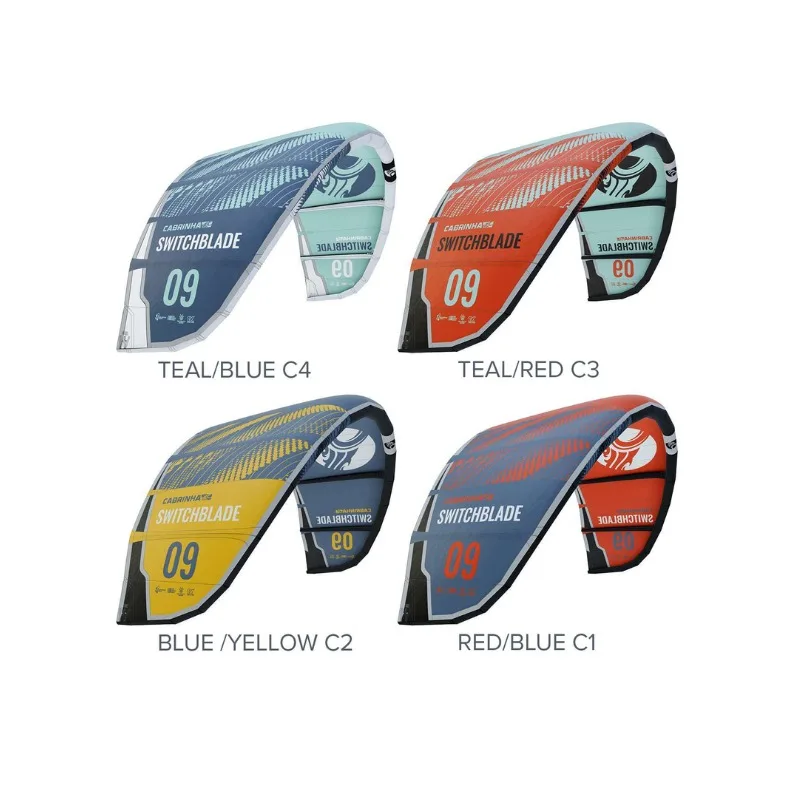 Highly Discounted New Cabrinha ISwitchblade Kite Package for Kiteboarding and kitesurfing Buy 2 get 1 free Bulk Combo Sales