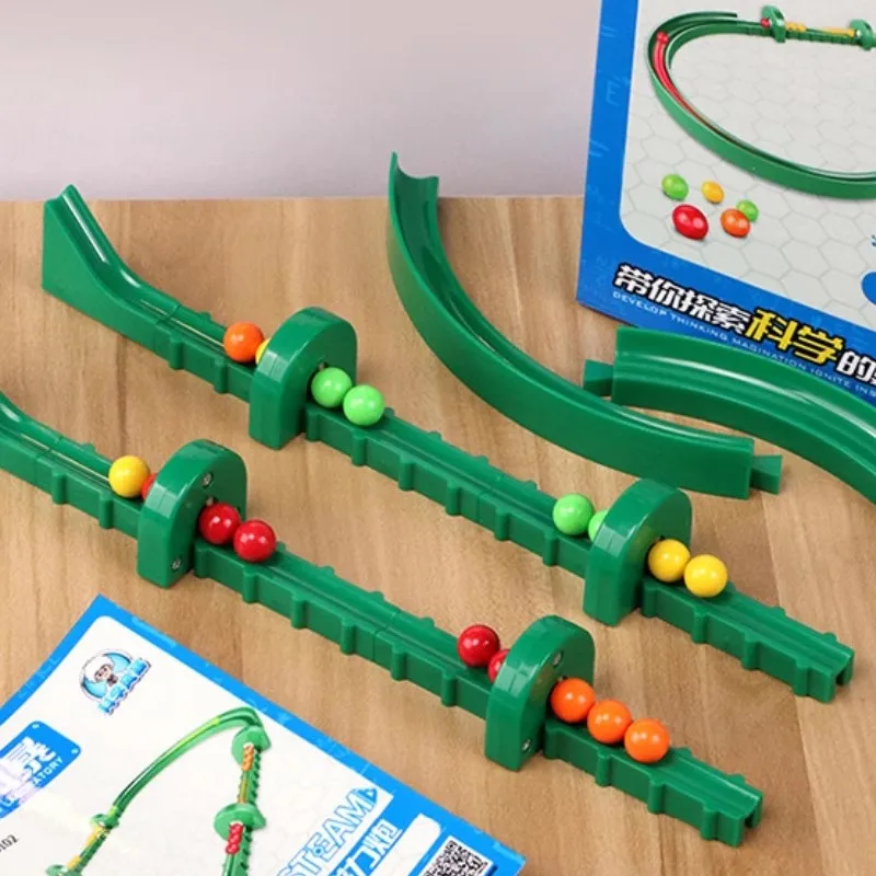 DIY Electronic Blocks STEM Toys Science Kit for Kids with Magnetic Launcher Project Physics Experiment Learning Educational Gift