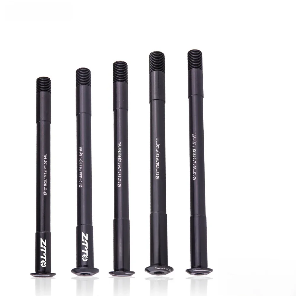 AliExpress NONE ZTTO MTB Bike 12mm 15mm Thru axle Road Bike Shaft Front Rear hub Skewers Wheel Axis Hub Shaft 15x100 12x142 12x100 12x148 15x110