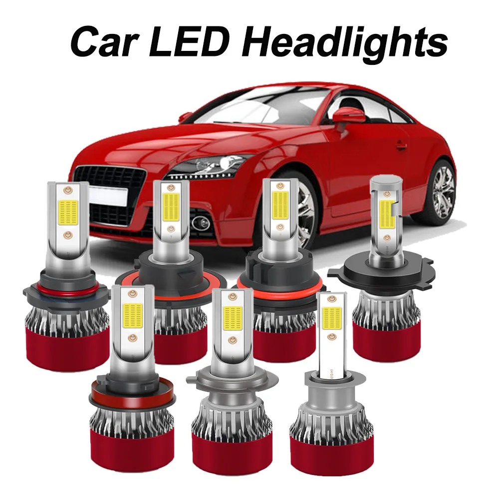 

Ultra-Bright 9005 9006 Canbus Led Headlight Bulbs for Car 65000LM High Beam/Low Beam H4 Headlights Conversion Kit H1 H7 H13 H11