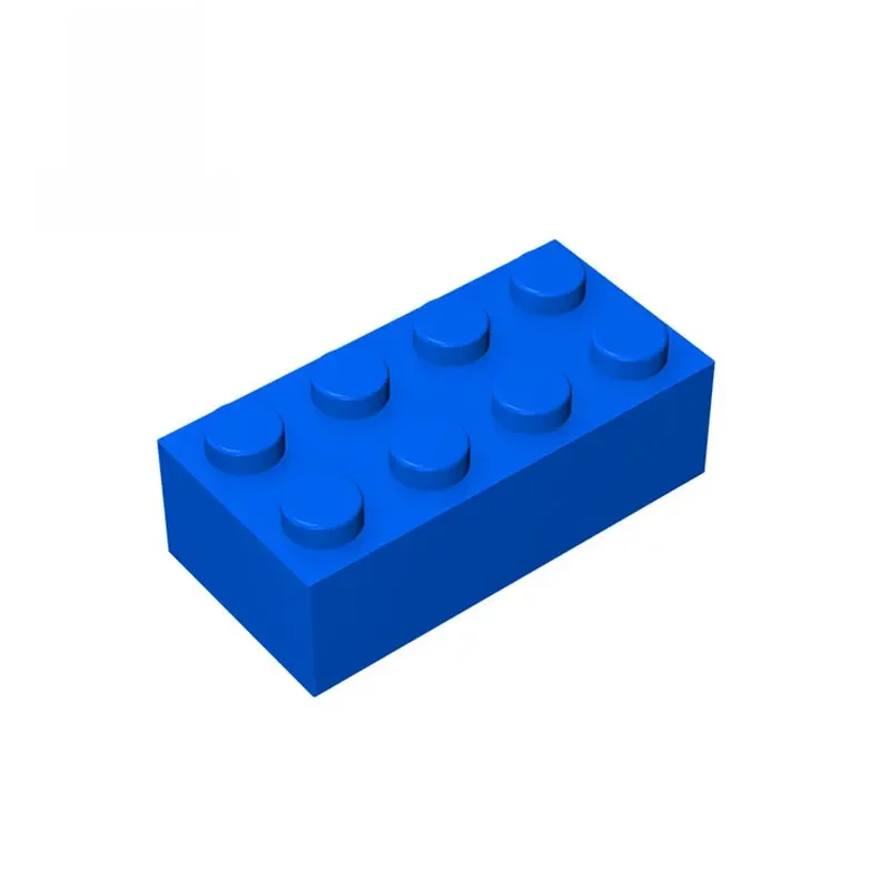 Gobricks 10 pièces blocs de construction figurines épaisses briques 2x4 points éducatifs créatifs compatibles avec 3001 jouets en plastique pour les enfants