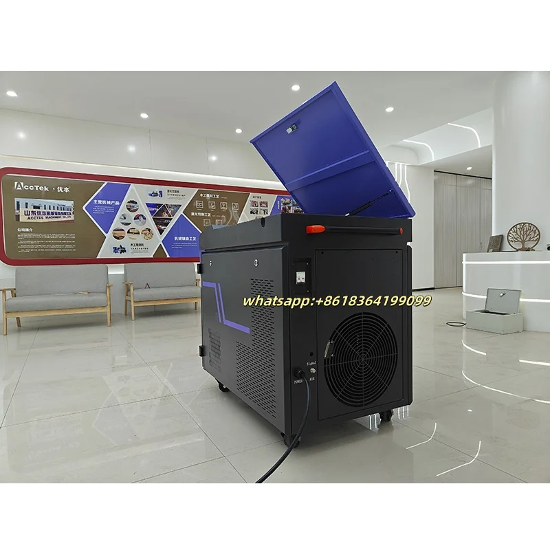 Pulitore laser per rimozione ruggine laser a fibra a impulsi 300w 1000w 500w Macchina per la pulizia della rimozione della ruggine laser per metallo