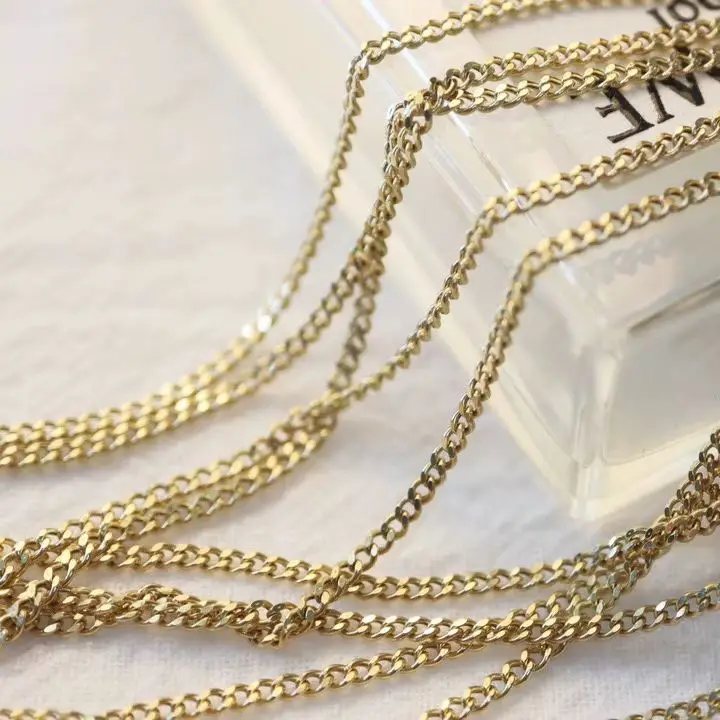 MADALENA SARARA 18k Yellow Gold Rope Thick Chain Women Necklace AU750