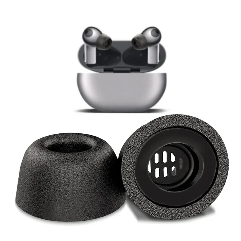 Embouts d'oreille en mousse à mémoire de forme pour HUAWEI Freebuds Pro, embouts d'écouteurs en éponge VIVO TWS2, filtre anti-poussière antidérapant à suppression du bruit