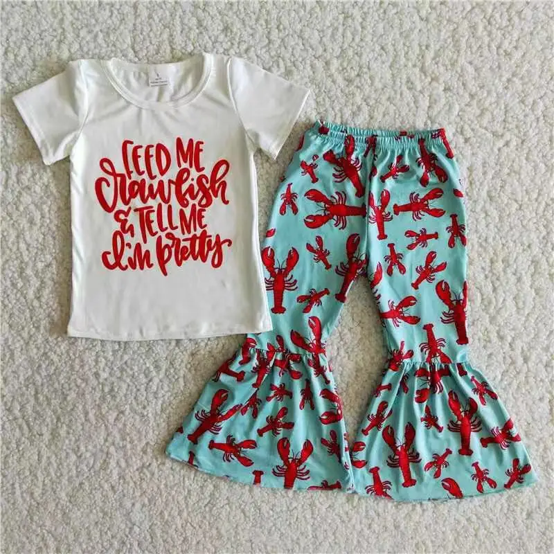 3.08 Promotion Items Kids Easter Clothes Short Sleeve Top With Short Set Baby Girls And Boys Boutique Outfits view 5