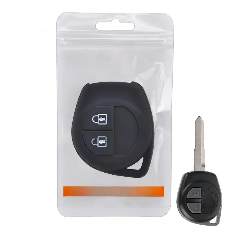 Silikonowe etui na kluczyk samochodowy do Suzuki Celerio Liana Swift Splash Alto Vitara Ignis SX4 Wagon-R Shell Holder — zdjęcie 2