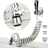 Kitchen faucet extender wash basin faucet universal splash proof pet wash handheld shower
