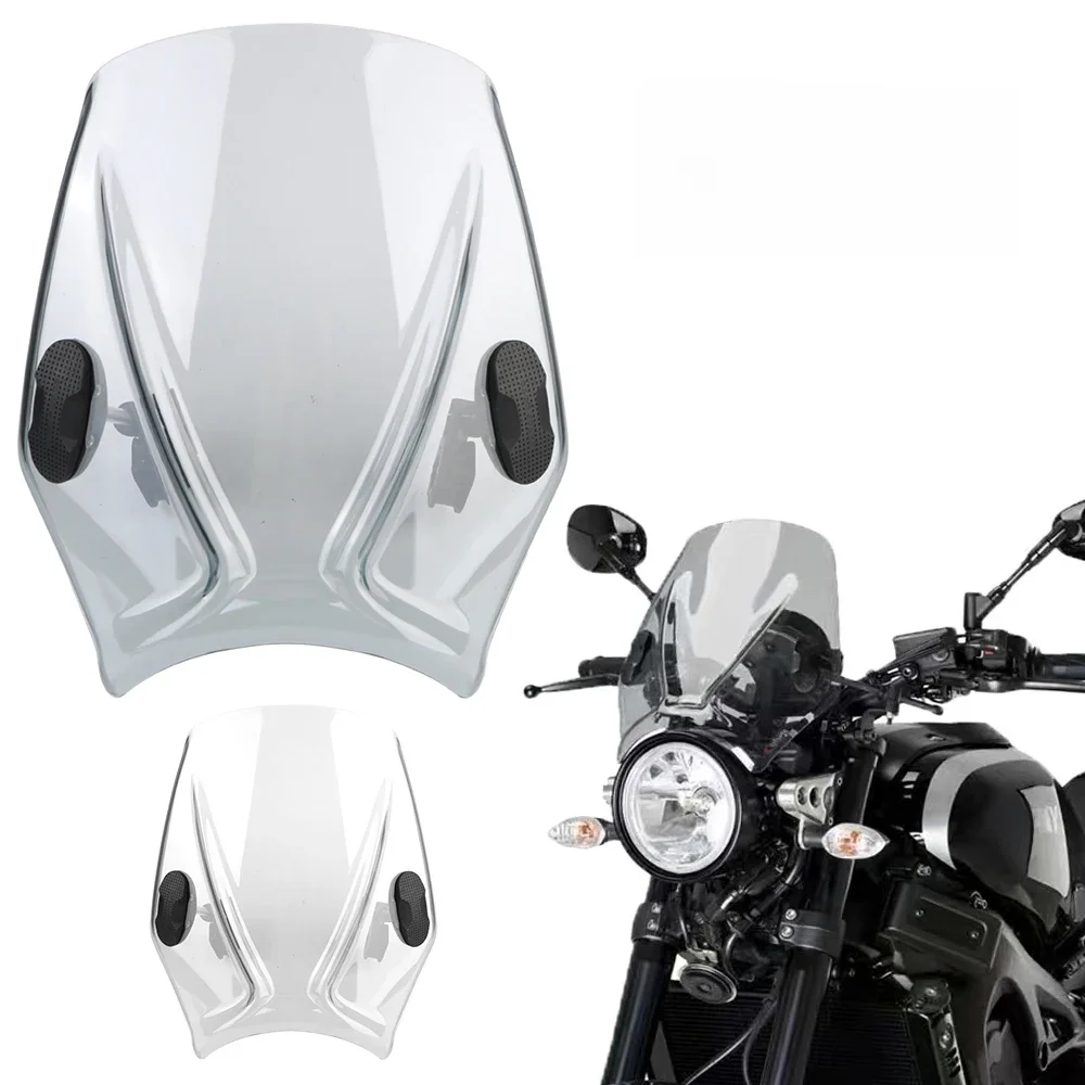 AliExpress Universal For Street Bike For XSR700 XSR900 For HONDA CB650R Kawasaki Dukadi Motorcycle Windscreen Windshield Spoiler