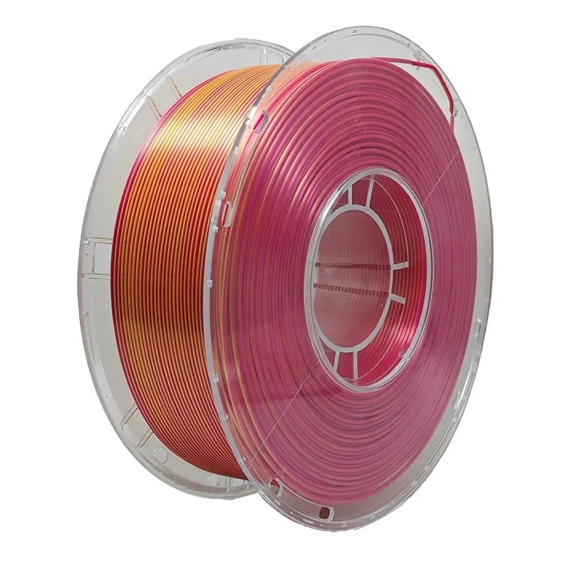 Filament do drukarki 3D Silk PLA Dual Colors 1.75mm 1kg /2.2lbs, dwukolorowy filament do druku 3D — zdjęcie produktu 7