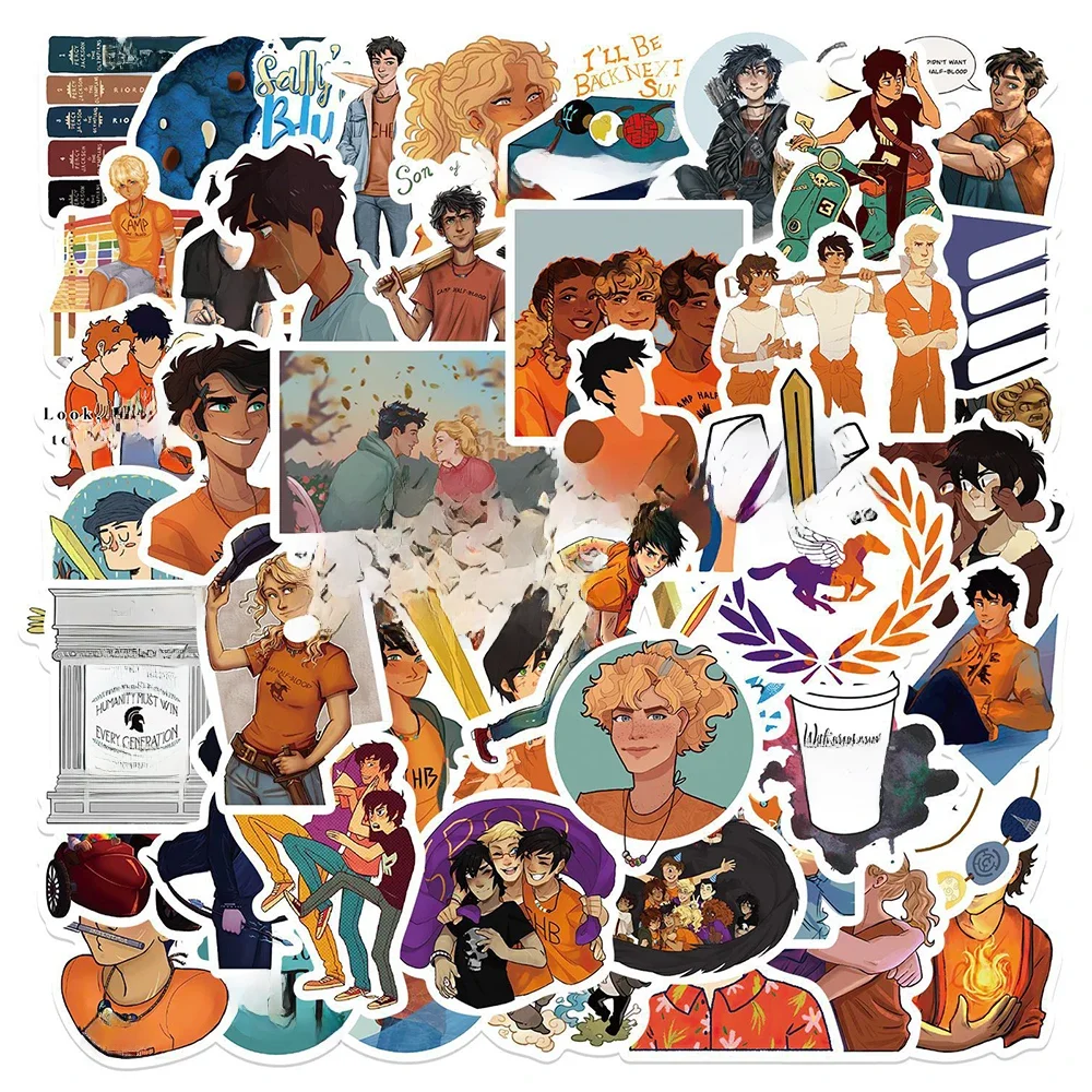 10/30/50 PIÈCES Cool Film Percy Jackson Dessin Animé Autocollants BRICOLAGE Décoration Valise Ordinateur Portable Téléphone Papeterie Voiture Autocollant Autocollants Cadeau