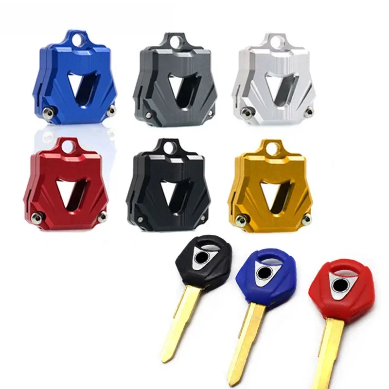 Pour YAMAHA MT03 MT07 MT09 MT-09 MT-07 YZF R1 R6 XJR1300 YZF-R1 moto CNC clé couvercle produits créatifs clés coque