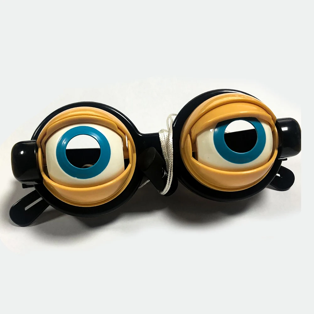 Crazy Eyes Children New Strange Creative Tricky Funny Glasses Toys Fake Big Eyes Party Props Blinking Cute Glasses Holiday Gifts