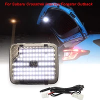 Para Subaru Crosstrek Impreza Forester Outback accesorios LED luz para maletero de coche lámpara para maletero luces para puerta trasera maleta cúpula