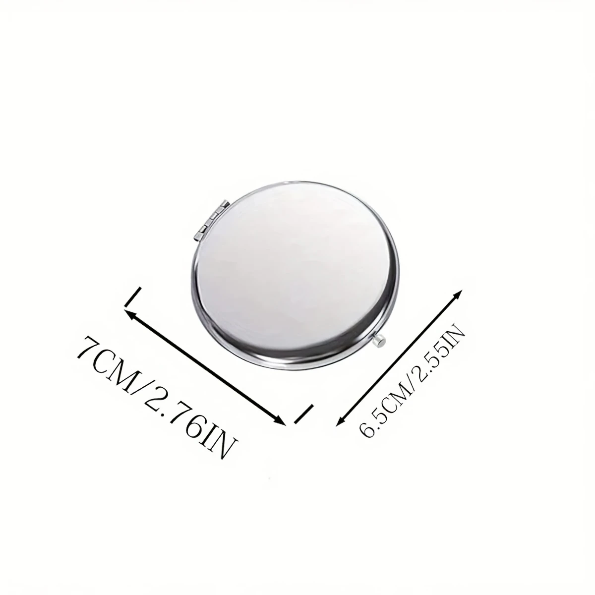 Personalized Retro Pocket Magnifying Cosmetic Mirror, Custom Name, Unique Gift for Bridesmaids, Family, Friends & Children