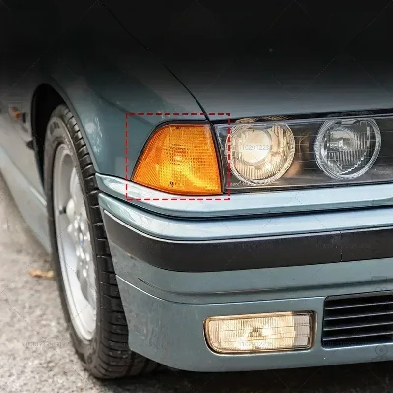 Pour 1991-1999 E36 BMW 318i 318ti 320i 325i 328i M3 4 portes clignotant d'angle de voiture blanc jaune gris 63138353279 63138353280