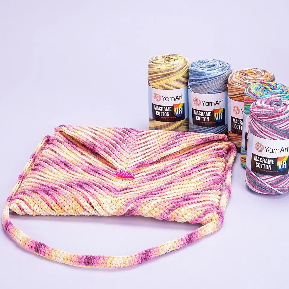 Yarnart Macrame Katoen Vr Garen-20 Kleur Opties-225 Meter (250gr) - Polyester - Runner-Supla-Kussenhoes-Bloempot-Matt Accessoire-Mesh Bag-Hoed-riem-Polsband-Midden-Zachte Diy Gemaakt In Turkije